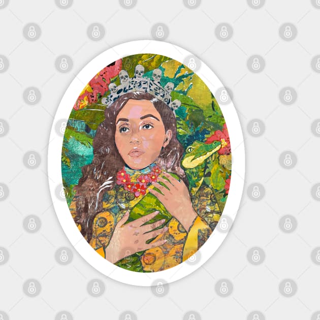 Alligator Flora Princess of the Jungle Sticker by Gina's Pet Store